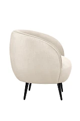 Мягкое кресло Benee Beige на черных ножках