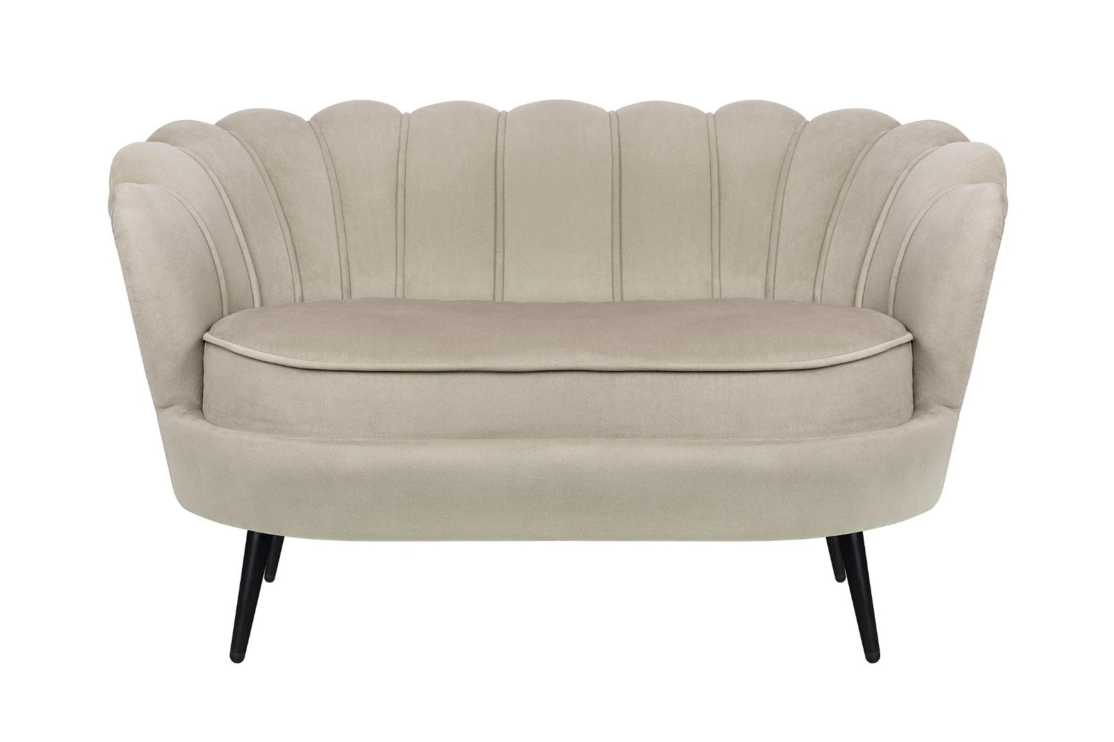 купить стильные Дизайнерский диван Pearl Double Taupe на черных ножках в интернет-магазине