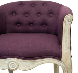 Низкое кресло Kandy Violet в интерьере