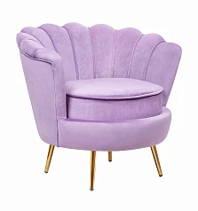 Низкое кресло Pearl Purple в интерьере