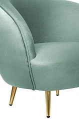 Мягкое кресло Small Benee Green в интерьере