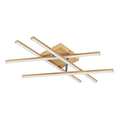 купить стильные 901104 Светодиодный потолочный светильник LASANA 4, 20,5W(LED), сталь, алюминий, светло-коричн/ пластик, белый, 3000K, 2500lm