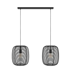 купить стильные 43966 Люстра RINROE, 2X40W (E27), L900, B325, H1100, сталь, черный