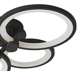 Светильник Oris 4 rings black в интернет-магазине