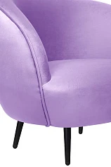 купить Мягкое кресло Small Benee Purple на черных ножках