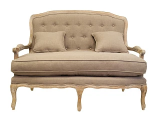 Дизайнерский двухместный диван Yareli Brown