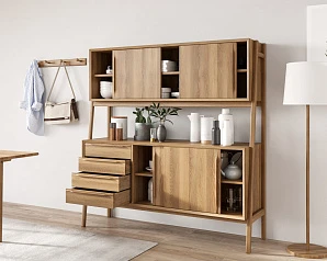 Буфет "Bruni" широкий арт BR37 в интерьере