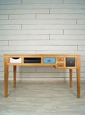 фото Рабочий стол "Aquarelle Birch" арт RE-12ETG/4 в интерьере