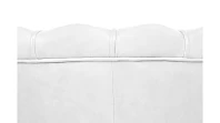 Низкое кресло ракушка Pearl White на черных ножках в интернет-магазине