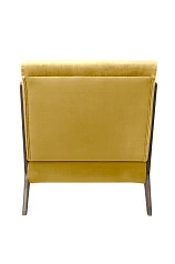 Низкое кресло Mody Yellow в интерьере