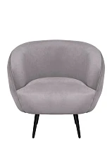 заказать Мягкое кресло Benee Grey на черных ножках