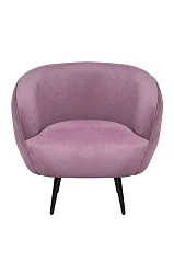 заказать Мягкое кресло Benee Pink на черных ножках