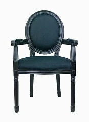 красивый Мягкий стул с подлокотниками Volker Arm Black в интернет-магазине