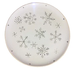 заказать Тарелка большая "Snow" арт NG02