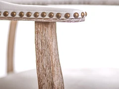 купить Мягкий стул с подлокотниками Tanner White Leather в интернет-магазине