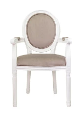 купить красивый Мягкий стул с подлокотниками Volker Arm Taupe