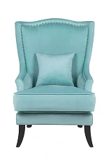 Кресло каминное Chester Turquoise в интерьере