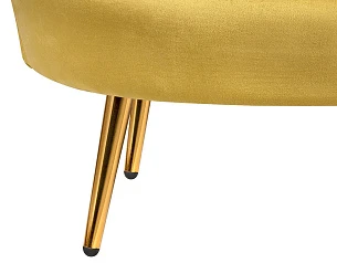 купить красивый Дизайнерский двухместный диван Pearl Double Yellow в интернет-магазине