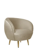 Мягкое кресло для гостиниц Small Benee Taupe на заказ