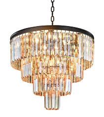 купить Люстра Odeon 4 Rings Amber