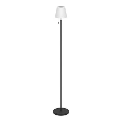 купить красивые 75888 Торшер на солнечн. батарее MONTAPALMA-L, H1400, 2,2W(LED), IP54, 3000K, 190lm, сталь, черн/пластик, белый