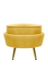 Пуф Pearl Adorn Yellow в интерьере
