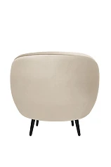 купить Мягкое кресло Small Benee Beige на черных ножках