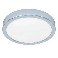 заказать 900641 Накладной светильник FUEVA 5, 17W (LED), 3000K, IP44, ?210, сталь, хром / пластик, белый в интернет-магазине