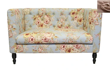 стильный Диван Rose в современном стиле коричневый на заказ