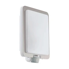 купить красивые 97218 Уличный светильник настенный MUSSOTTO с датч. дв-я, 1х60W(E27), L210, H305, A90, нерж. сталь,