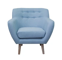 Низкое кресло Fuller Blue в интерьере