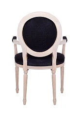 фото Мягкий стул с подлокотниками Delo Arm Black Velvet в интерьере