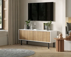 красивые Комод под TV с тремя дверками KOTO арт KT07 в интернет-магазине