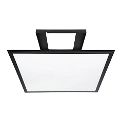 заказать 900819 Потолочный светильник SALOBRENA 1, 33W (LED), 4000K, 4700lm, L595, B595, H50, алюминий, сталь, черный / пластик, белый