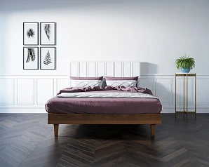 фото Кровать "Andersen" 160х200 см арт AN160WH в интерьере