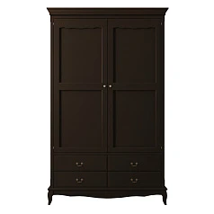заказать Шкаф "Leontina Black" двустворчатый с ящиками арт ST9327KR2BLK