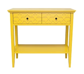 Дизайнерская консоль Friz Yellow в интерьере