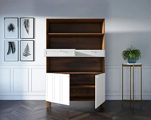 купить Стеллаж широкий двухстворчатый "Andersen" арт AN17WH