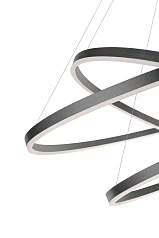 Люстра Orblaze 3 rings 600 black в интернет-магазине