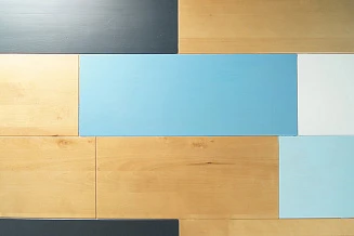 заказать стильные Стол "Aquarelle Birch" темный арт RE-21ETG/4
