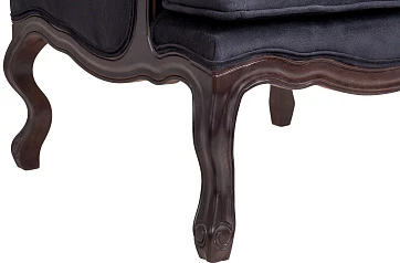 фото Двухместный дизайнерский диван Brody Double Black