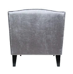 красивое Полукресло для камина Mart Rich цвет серый на заказ