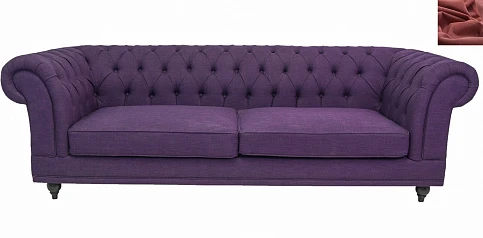 фото Диван мягкий арт-деко Neylan Purple красный в интерьере