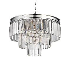 красивые Люстра Odeon 3 Rings Chrome