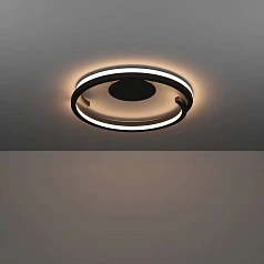 купить 901821 Светодиодный настенно-потолочный светильник с регулировкой цветовой температуры MEZZOMONTE, 1X20W 1X20W(LED LED), 2700-6500K, 2220 2220lm, алюм