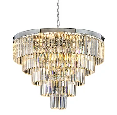 купить стильные Люстра Odeon 5 Rings Chrome
