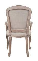 Мягкий стул с подлокотниками Gran Arm Beige в интерьере