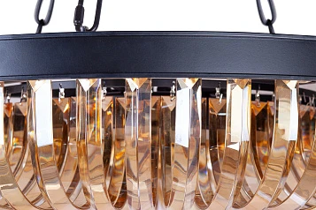 Люстра Terra Black Amber D80 в интерьере