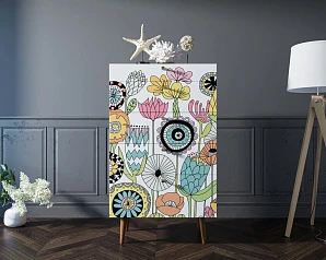 купить красивый Комод высокий "Berber"  арт BB10/Print_03 в интернет-магазине