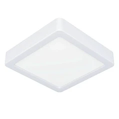 купить красивые 900589 Накладной светильник диммируемый FUEVA 5, 11W (LED), 3000K, L160, B160, H28, сталь, белый / пластик, белый